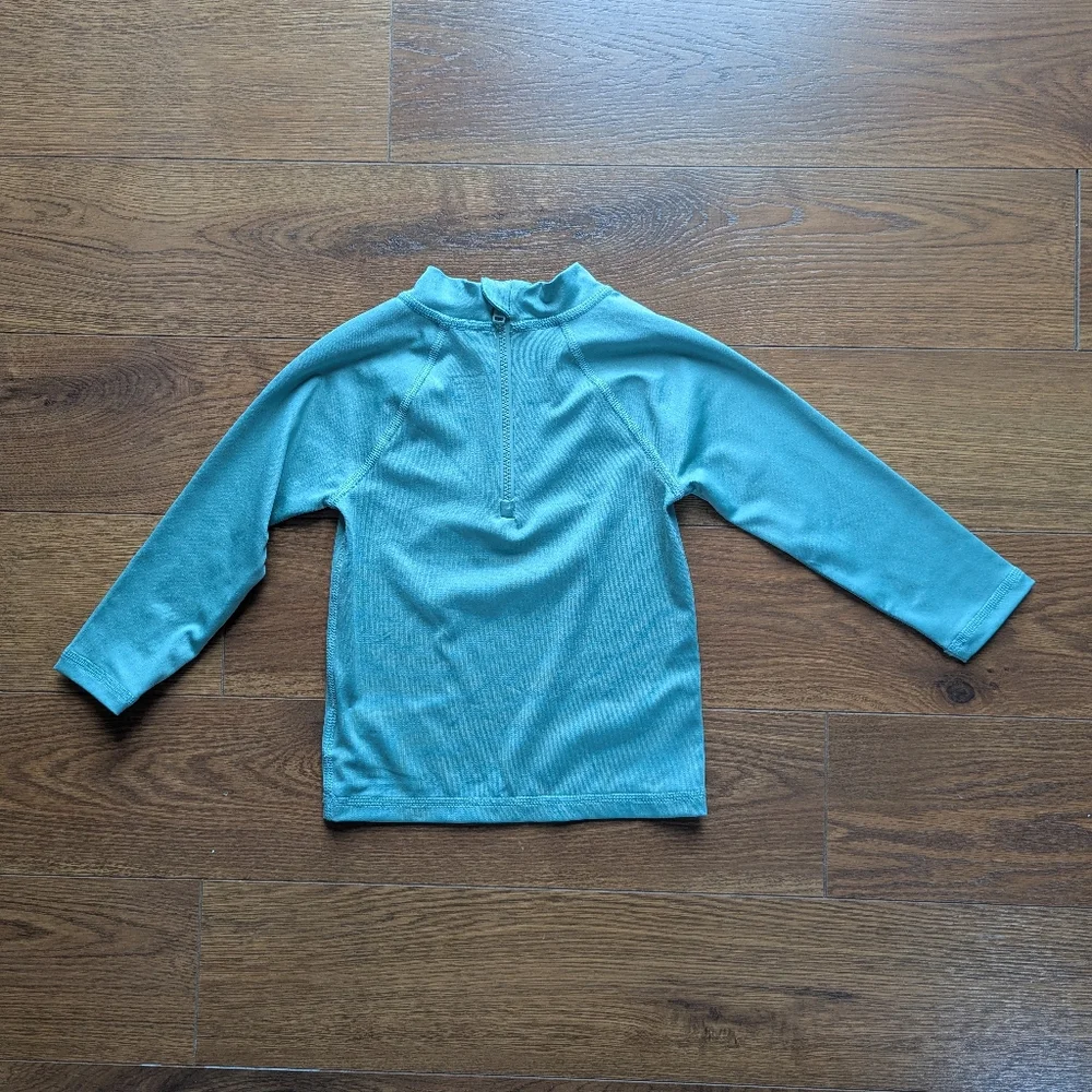Ralph Lauren Long Sleeve Boys Rashguard Sage Green 18-24 M